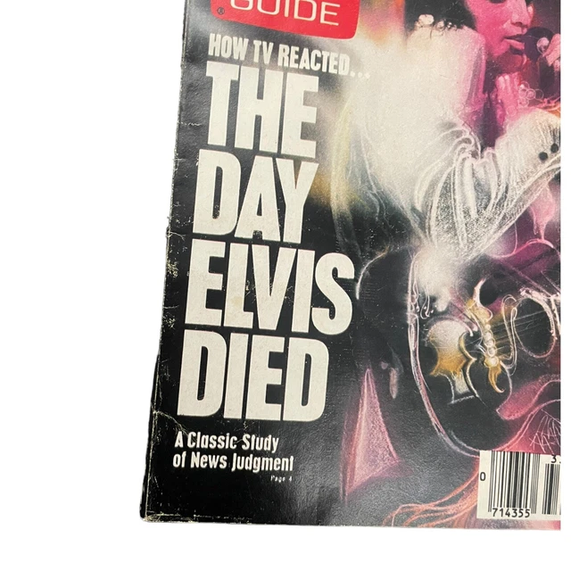 Tv Guide 1981 Issue #1481 August 15-21 How Tv Reacted The Day Elvis ...