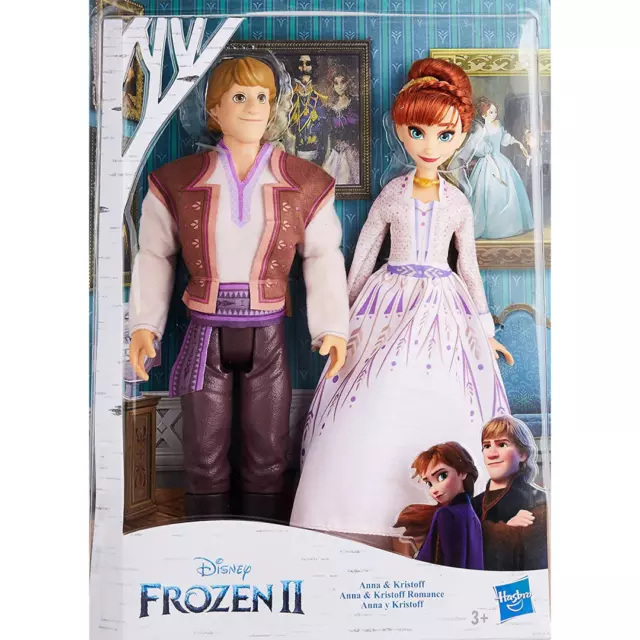Frozen Disney Anna & Kristoff Fashion Dolls 2-Pack Outfits Hasbro New Kids
