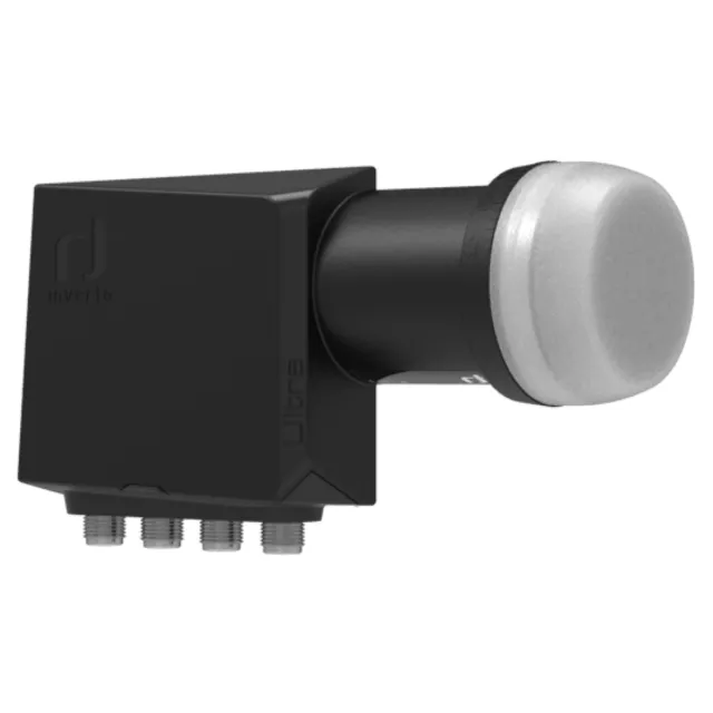 Inverto Quattro Noir Ultra Gain Élevé Bas Bruit 40mm Pll LNB IDLT-QTL412-ULTRA