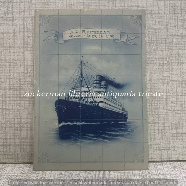 S.S. ROTTERDAM Holland-America Line Lunch Menu S.S. 1913 SHIP SHIP ROTTERDAM 2