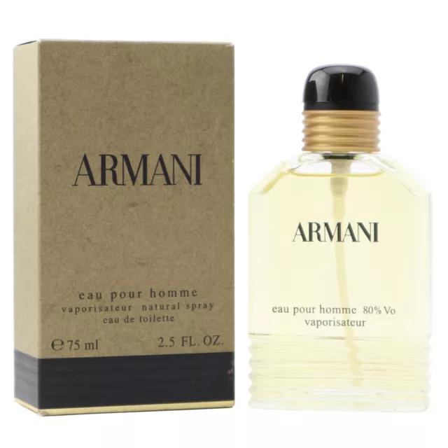 Armani Eau Pour Homme 75 ml EDT Eau de Toilette Spray old vintage Version