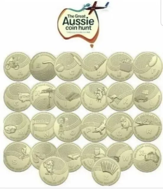 2019 THE GREAT AUSSIE COIN HUNT No. 1 COINS Finish Your Set