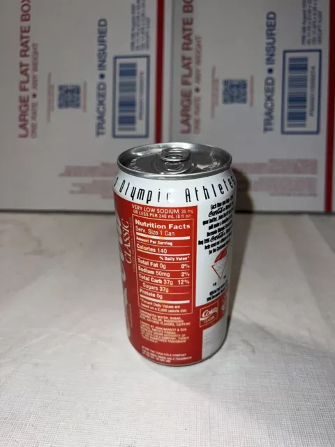 1996 Olympics Coca Cola Full Soda Can Made In Bermuda Coke Extremely Rare Item!!