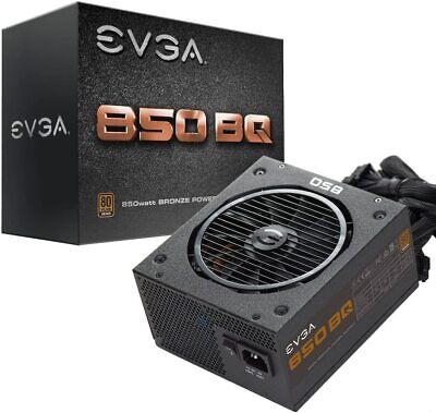 EVGA 850 BQ 80 PLUS Bronze 850W PC Netzteil intern 110-BQ-0850-V2 100-240 V