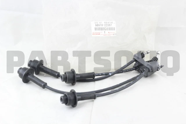 9091922357 Genuine Toyota CORD SET, COIL &amp; SPARK, W/RESISTIVE OEM