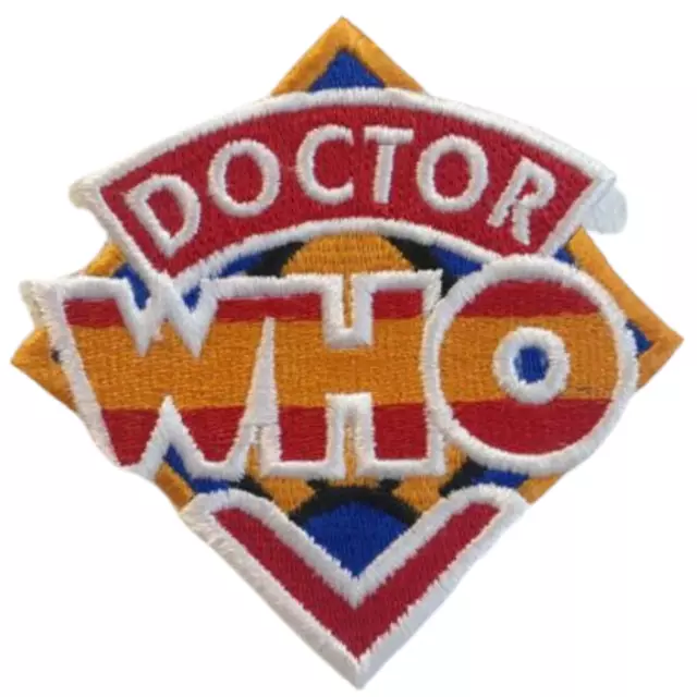 Parche bordado para coser o planchar con el logotipo de la serie Doctor Who