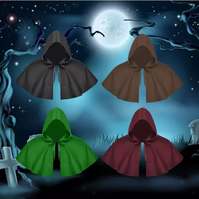 Mantello di Halloween Mantello da strega Puntelli Cosplay Mantello della morte