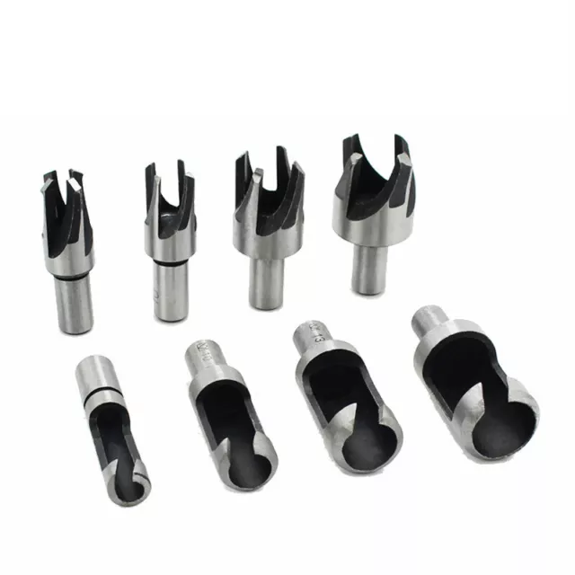 4PCS/8PCS Wood Plug Cutter Bit Set, Cutting Tool Cork Drill Bit