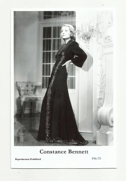 (Bx21) Constance Bennett Photo Card (196/23) Filmstar  Pin Up Movie Glamor Girl