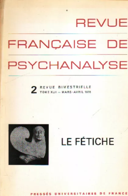 Revue francaise de psychanalyse Tome XLII 2 | Collectif | Bon état