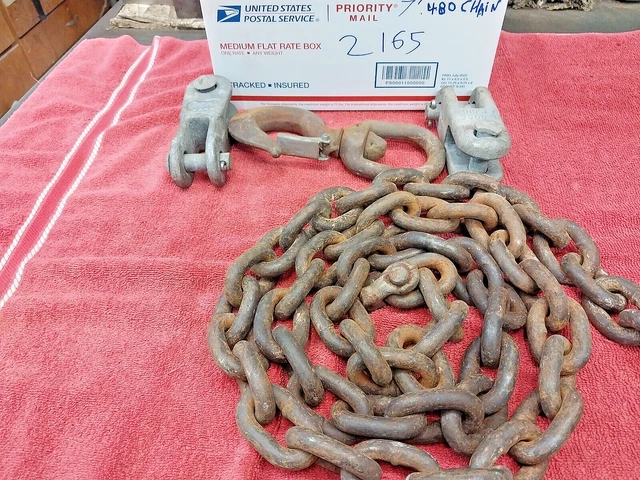 7 FT 1/2 IN. HEAVY LIFT  LINDSEY SHACKLES SWIVEL LOCKING   Lockheed    #2165