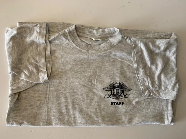Vintage Harley-Davidson staff t shirt, L, European HOG Rally @ Cheltenham 1999