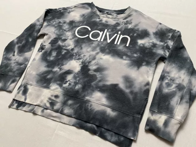 Calvin Klein Women’s Tie Dye Pullover Sweater Long Sleeve Size Small