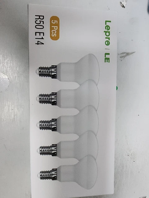 Lepro E14 LED Light Bulb, R50 Reflector Bulb Small Screw, 5W, 470lm, 40W...
