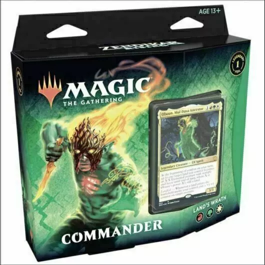 Land's Wrath Deck ~ Commander: Zendikar Rising ~ Magic the Gathering MTG SEALED