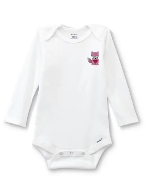 Baby Girl Fox Clever Cute Funny Shower Gift Infant Gerber Onesie Baby Bodysuit
