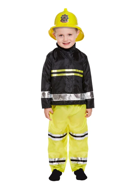 Costume da pompiere bambino 3 anni - Abito settimana del libro per ragazzi ragazze bambini gioco della nascita