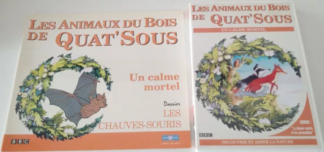 Les Animaux Du Bois De Quat'sous / Un Calme Mortel / Livre + Dvd