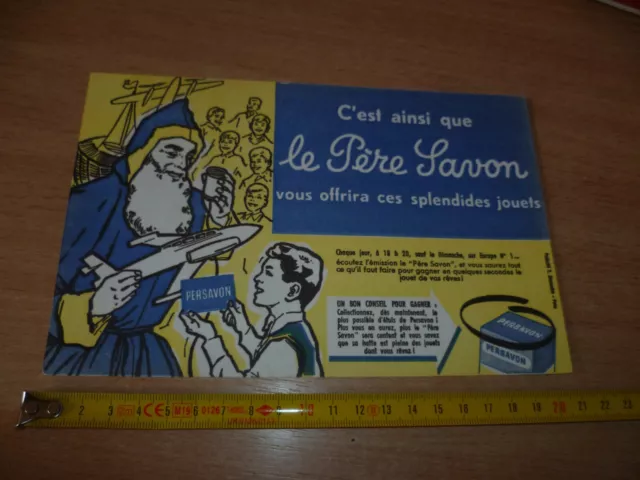 (Vpb27) Ancien Buvard Publicitaire Persavon Le Pere Savon