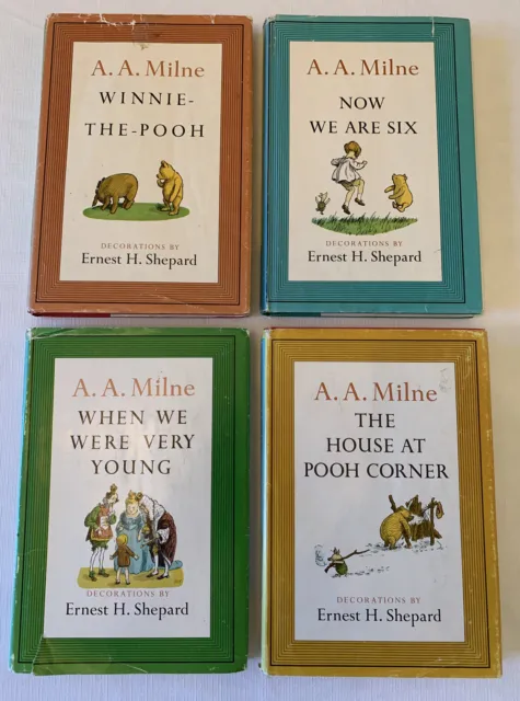 Winnie The Pooh Lot A.A. Milne, When We Were Very Young, Now We Are Six,etc1961