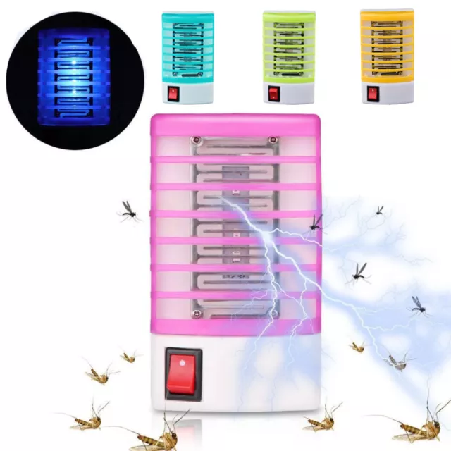 LED Socket Electric Mosquito Insect Killer Fly Bug Zapper Trap Pest Control Lamp 2