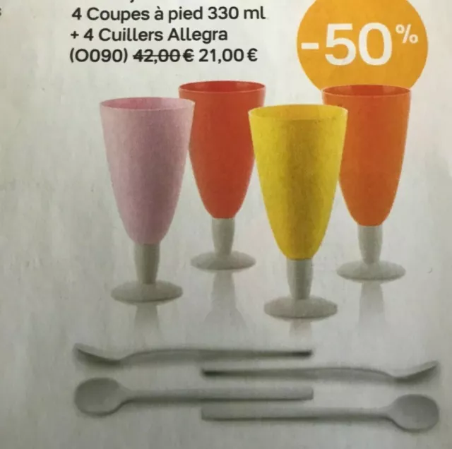 0,64 L verre rectangulaire Tupperware - Duett par 14,95 €