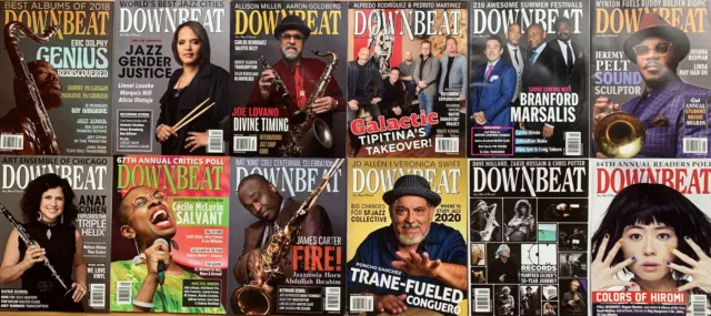 Down Beat Jazz Magazine, Jahrgang 2019, 12 Ausgaben