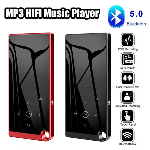 2.4" Touch Screen Bluetooth MP3 Player Lossless FM Radio EBook Voice Recorder 2