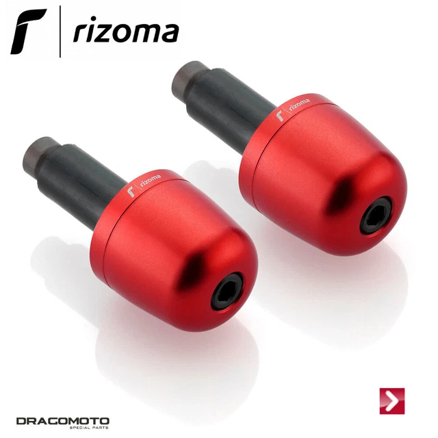 Embouts De Guidon RIZOMA Rouge Pour DUCATI Panigale V4 S 1100 2021 - Neufs, Garantie 2 Ans