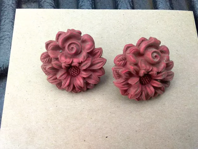 Antique Vintage Curtain Drapery Pins Stays Bakelite? Tieback