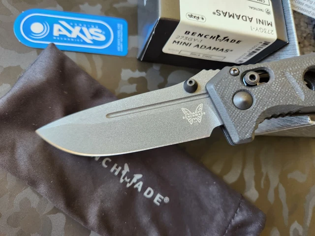 Benchmade 273GY-1 Mini Adamas® CPM-Cruwear Black G10 (Factory Sealed New Stock) 3