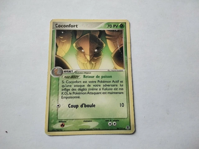 Carte Pokemon Française coconfort 36/112 ex feu rouge et vert feuille