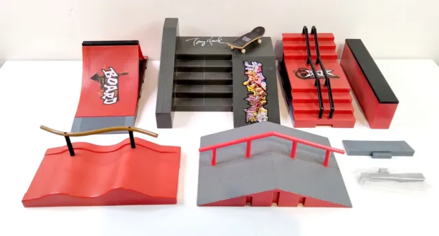 12pcs Toy Finger Skateboard Fingerboards for Tech Deck Ramps 