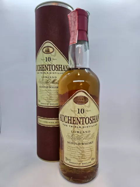 Auchentoshan 10 years old single malt scotch whisky 70 cl. 40% with box