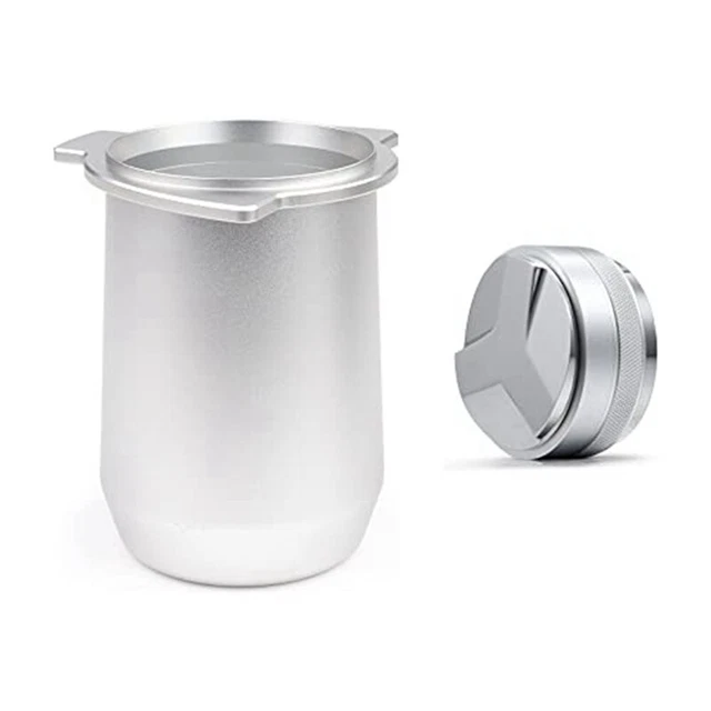FreihäNdiger Dosierbecher 54 Mm Dosiertrichter für Espressokaffee Eloxierte O7G8
