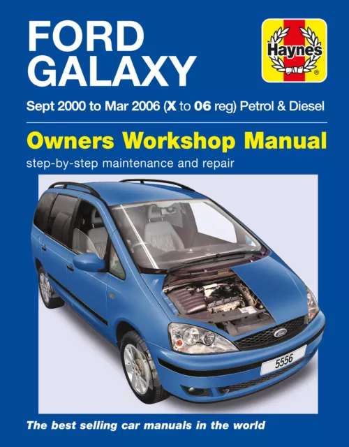 Ford Galaxy Petrol & Diesel (00 - 06) Haynes Repair Manual (Paperback)