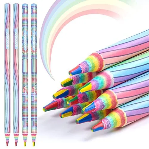 5pc Magic Rainbow Pencil Leads Art Colored Pencils Lead 5.6mm Core for  Adult Crafts Artists Sketchers Coloring Doodling