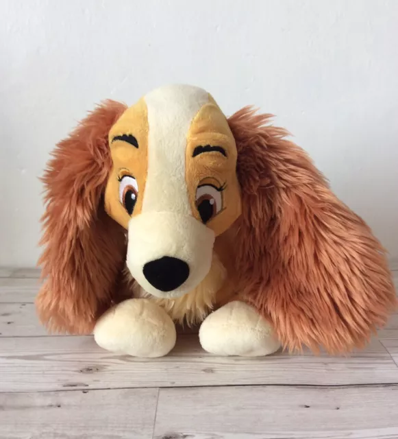 Disney Store Lady and the Tramp 'Lady' 12" Plush Soft Toy Dog