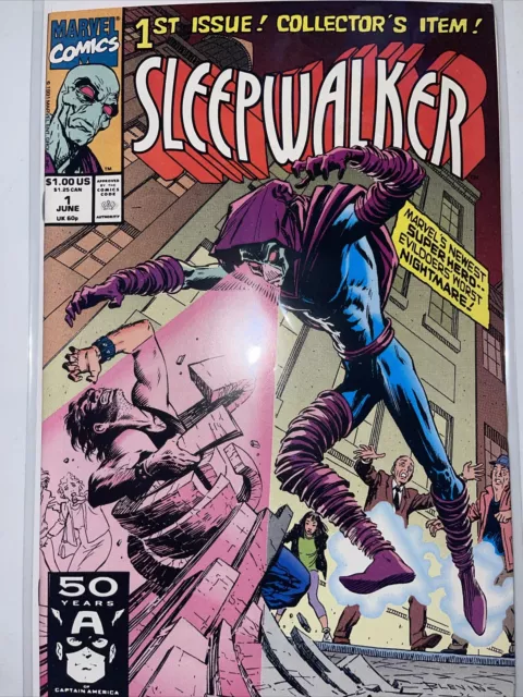 Sleepwalker # 1 (Marvel 1991) Key 1st Appearance Of Sleepwalker! Newsstand NM/VF