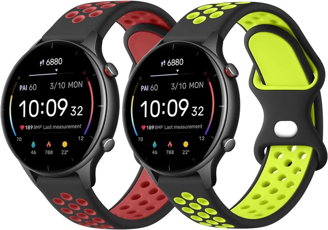 Cinturino per Xiaomi Watch S1 /Xiaomi Mi Watch Originale 2 Colores in 1,2 Pezzi