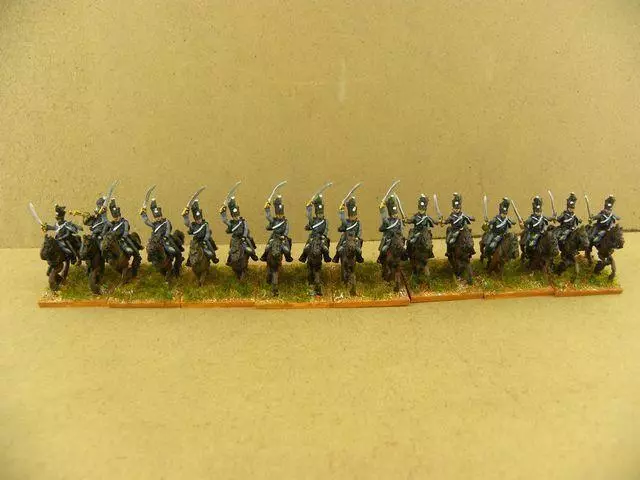 15mm Napoleonic painted Brunswick Cav Rgt Bru002