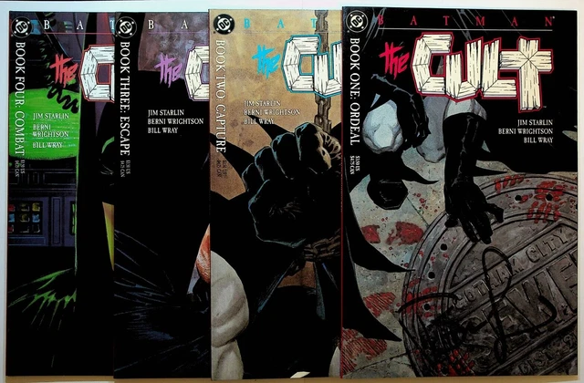 Batman The Cult Book 1 2 3 4 Complete Set DC Comics 1988