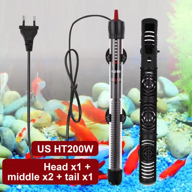 Aquarium Water Heater 50-300W Anti-Explosion for Tropical Fish Tank Submersible
