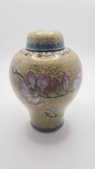 China Cloisonne Vase  Deko Handarbeit bunte Ornamente AA-30-5 8*10,5cm