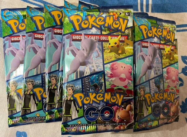Carte POKÉMON GO BUSTE BUSTINE PACCHETTI ITA Sigillato X 1 Singolo Pacchetto