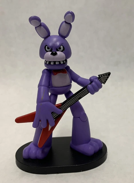 Funko 2017 Cawthon 3.5” Bonnie Purple Bunny Rabbit Guitar Stand FNAF Cake Topper