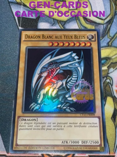 YU-GI-OH! DRAGON BLANC aux Yeux Bleus CT13-FR008 EUR 39,90
