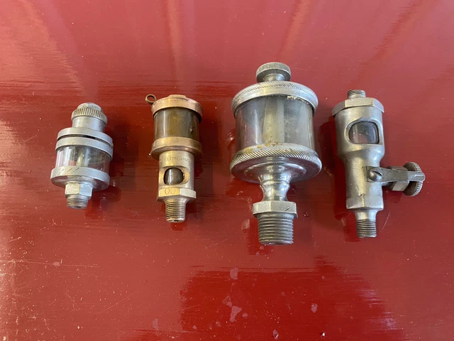 1910 's 1920 's EARLY HIT & MISS CAR TRUCK OILER LOT (4) GITS NATHAN POWELL