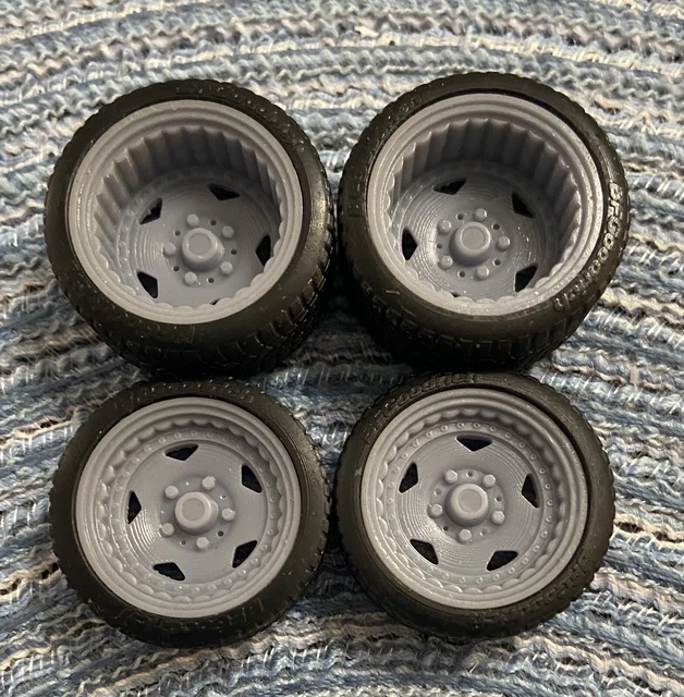RESIN 21/20INCH CENTERLINE convos model car wheels, 1/24 1/25 scale