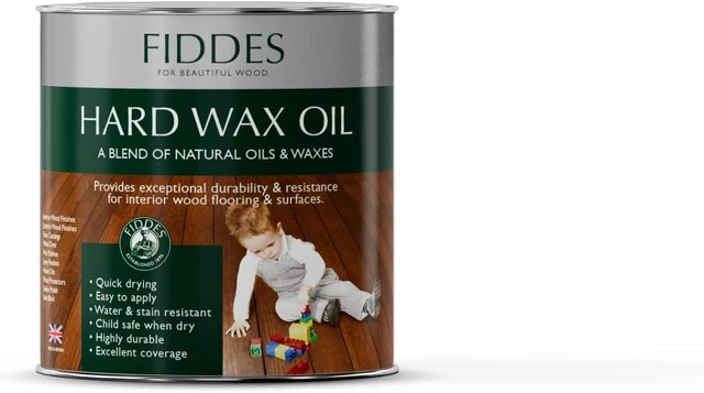 Fiddes Olio cera dura finitura raso 250 ml, naturale